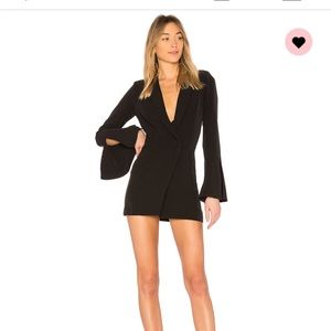 NBD Como la Flor Suit dress. black suit/blazer mini dress size xs